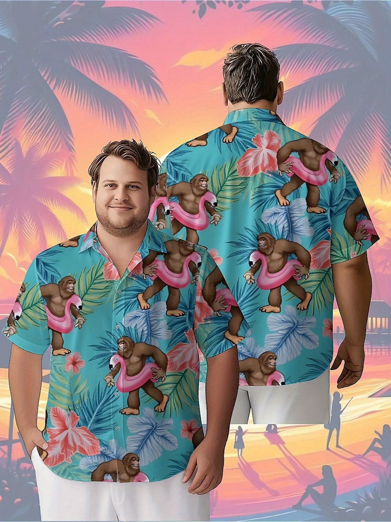 Summer Clothing Patterns - Men's Plus Size Hawaiian Shirts Tropical