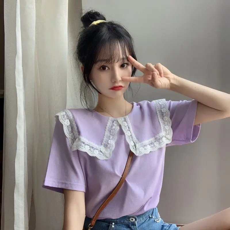 Summer Clothing Trends For Women - Clothing Cute Top for Woman Collar
