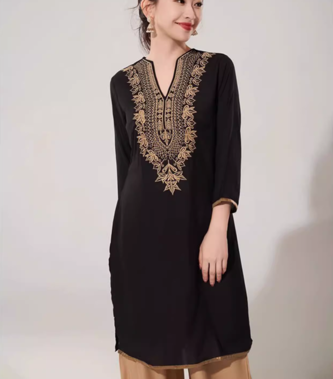 Summer Clothing Pakistan - Indian Retro Embroidered Women's Spring and