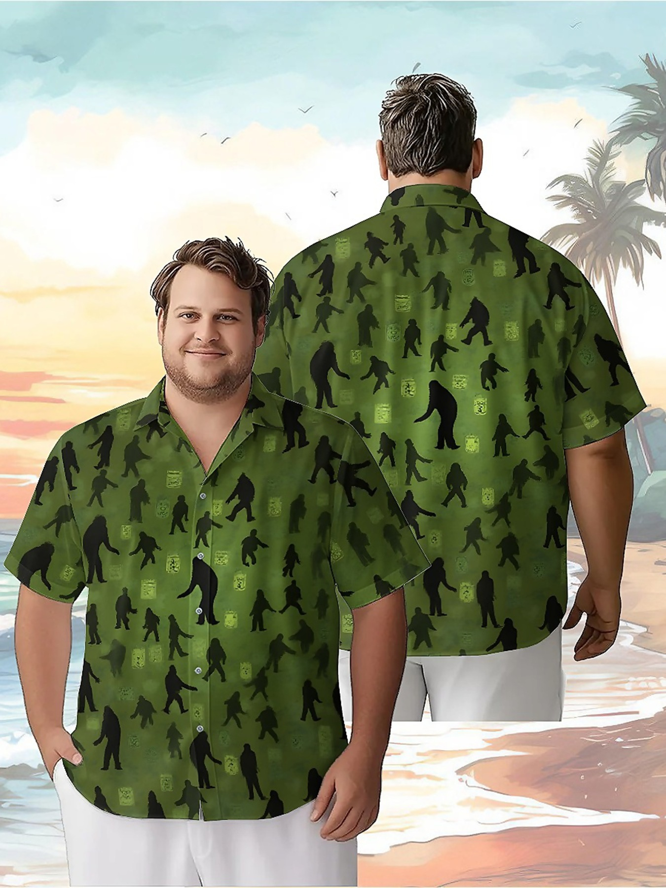 Men's Plus Size Hawaiian Shirt - مراجعة Summer Clothing Patterns وسعره