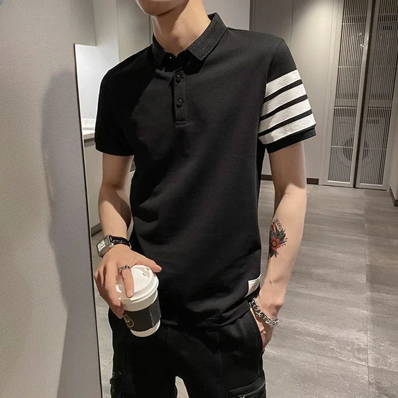 Top Graphic Polo Shirts Stripe - مراجعة Summer Clothing Cheap وسعره
