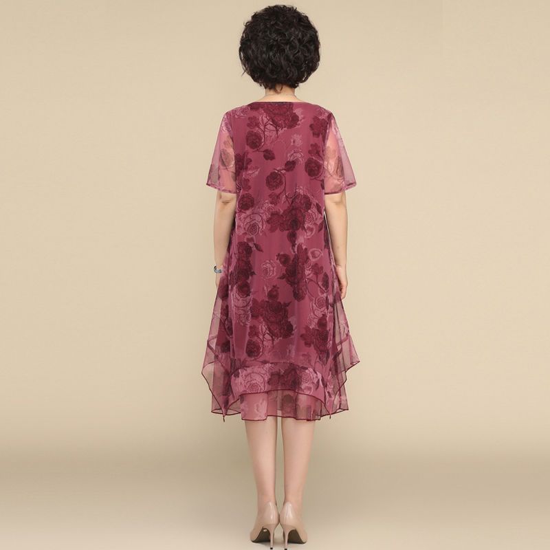 NEW O-Neck Short Sleeve Dresse - مراجعة Summer Gauze Clothing وسعره