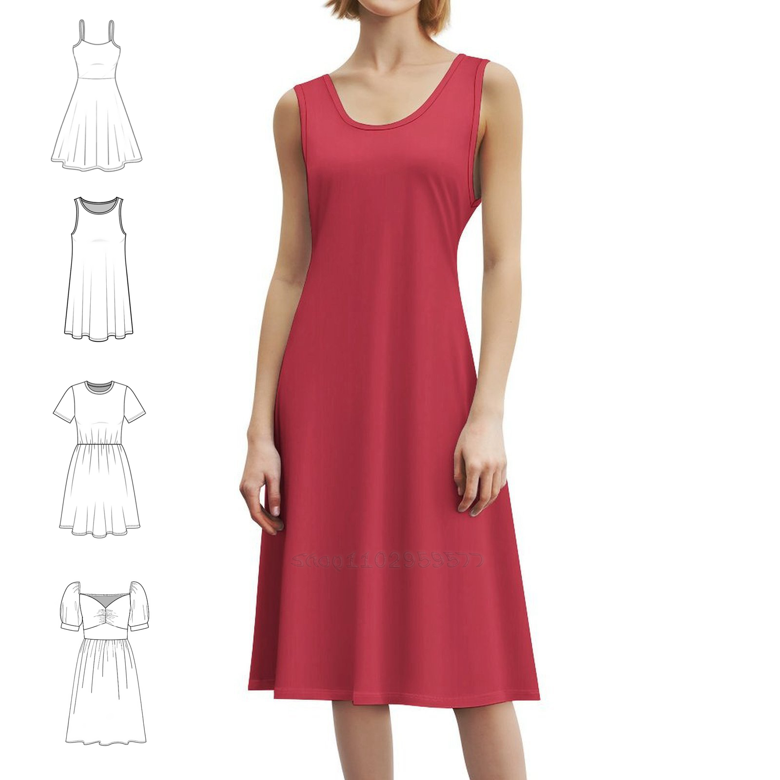Paprika Floral Smock Dress For - مراجعة Summer Clothing Colors وسعره