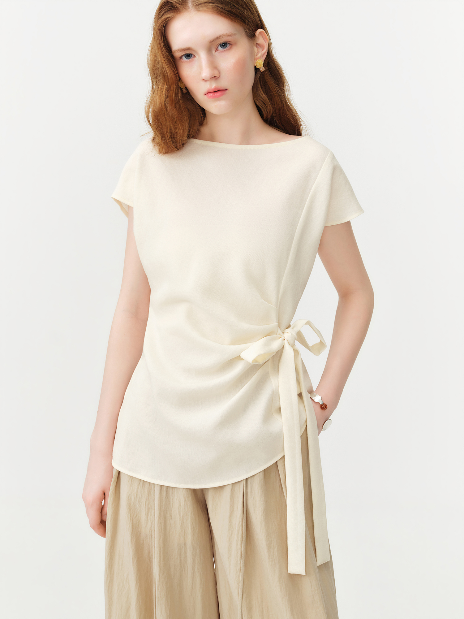 FSLE 2026 Summer Women‘s Slash - مراجعة Tie Front Shirt وسعره