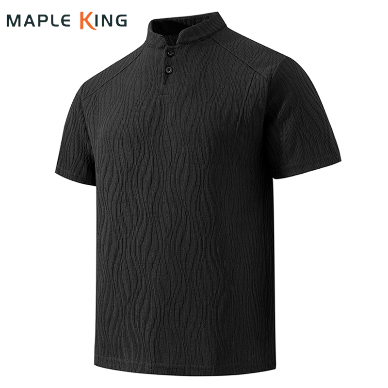 Bark Texture Menswear Clothing - مراجعة Summer Clothing Cheap وسعره