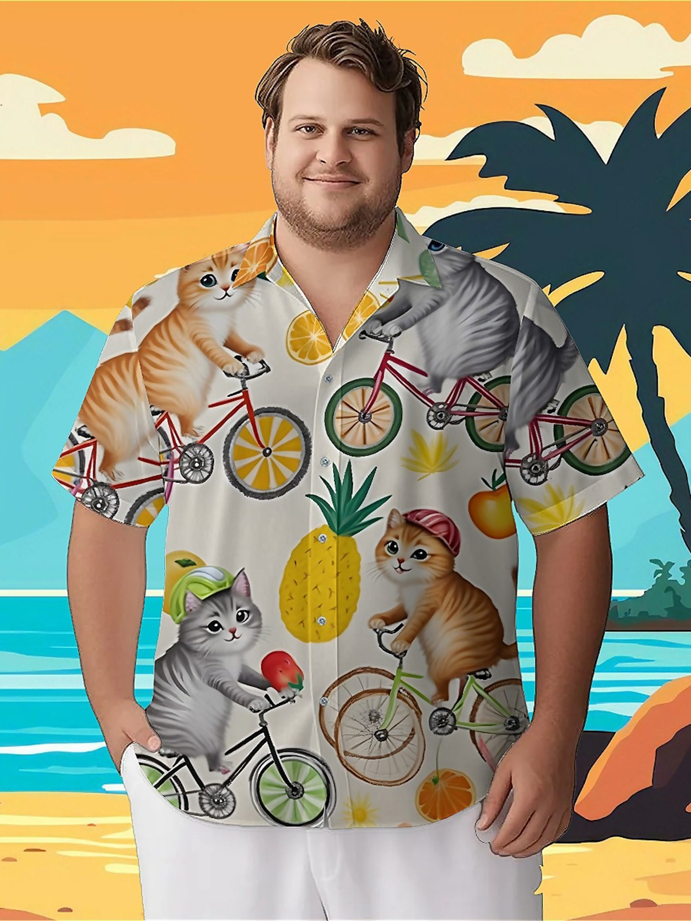 Men's Plus Size Hawaiian Shirt - مراجعة Summer Clothing Patterns وسعره