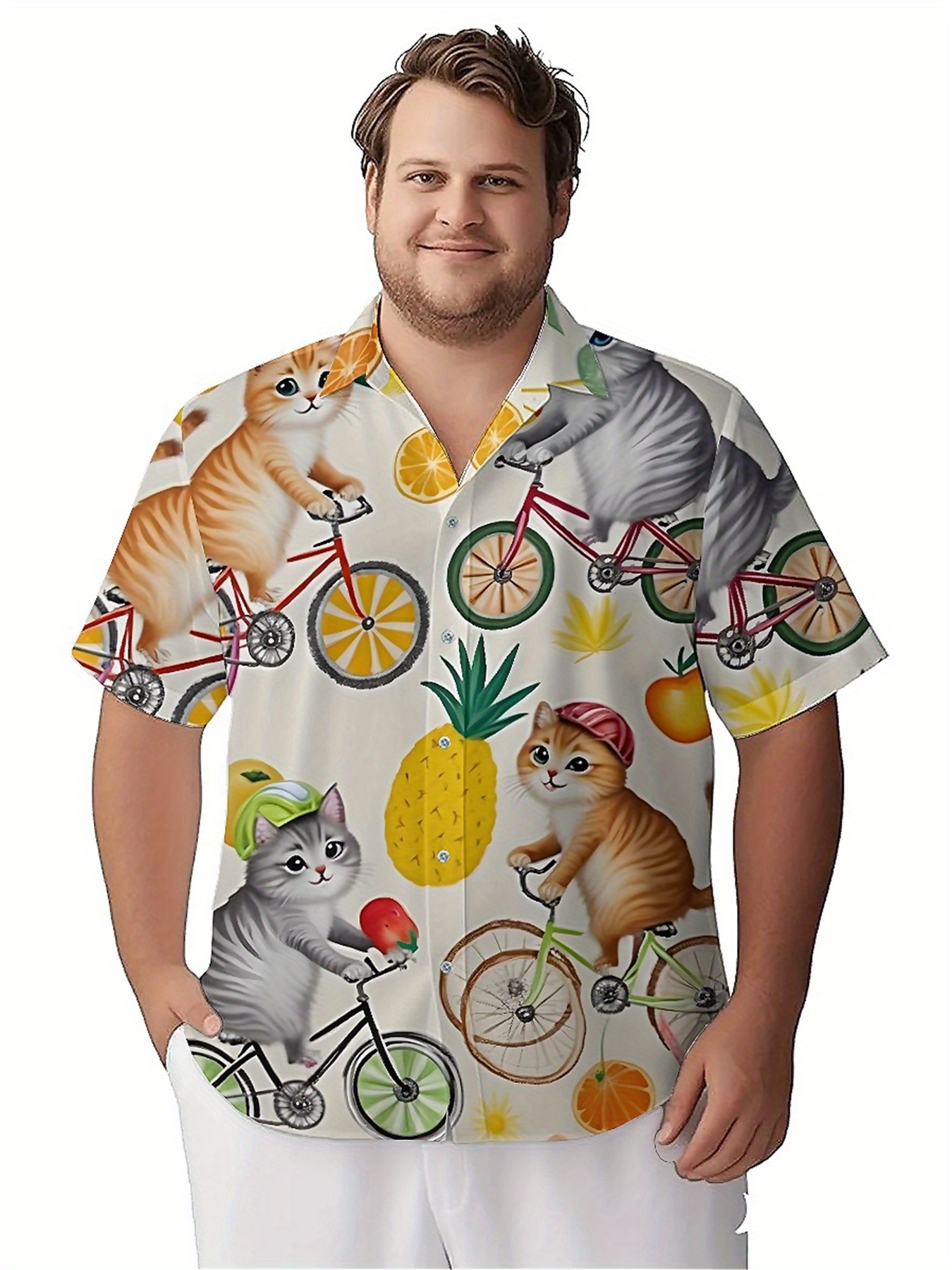 Men's Plus Size Hawaiian Shirt - مراجعة Summer Clothing Patterns وسعره