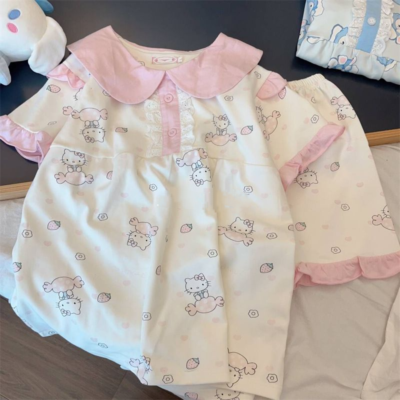 Pajamas for Women Hello Kitty  - مراجعة Summer Clothes وسعره