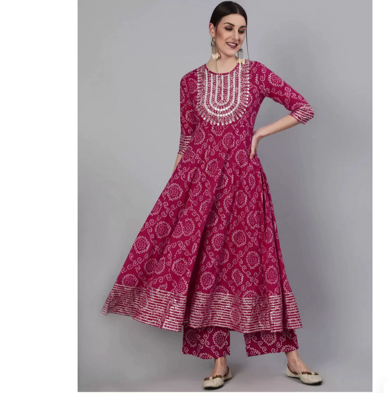 Indian Pure Cotton Rose Red Pr - مراجعة Summer Clothing Pakistan وسعره