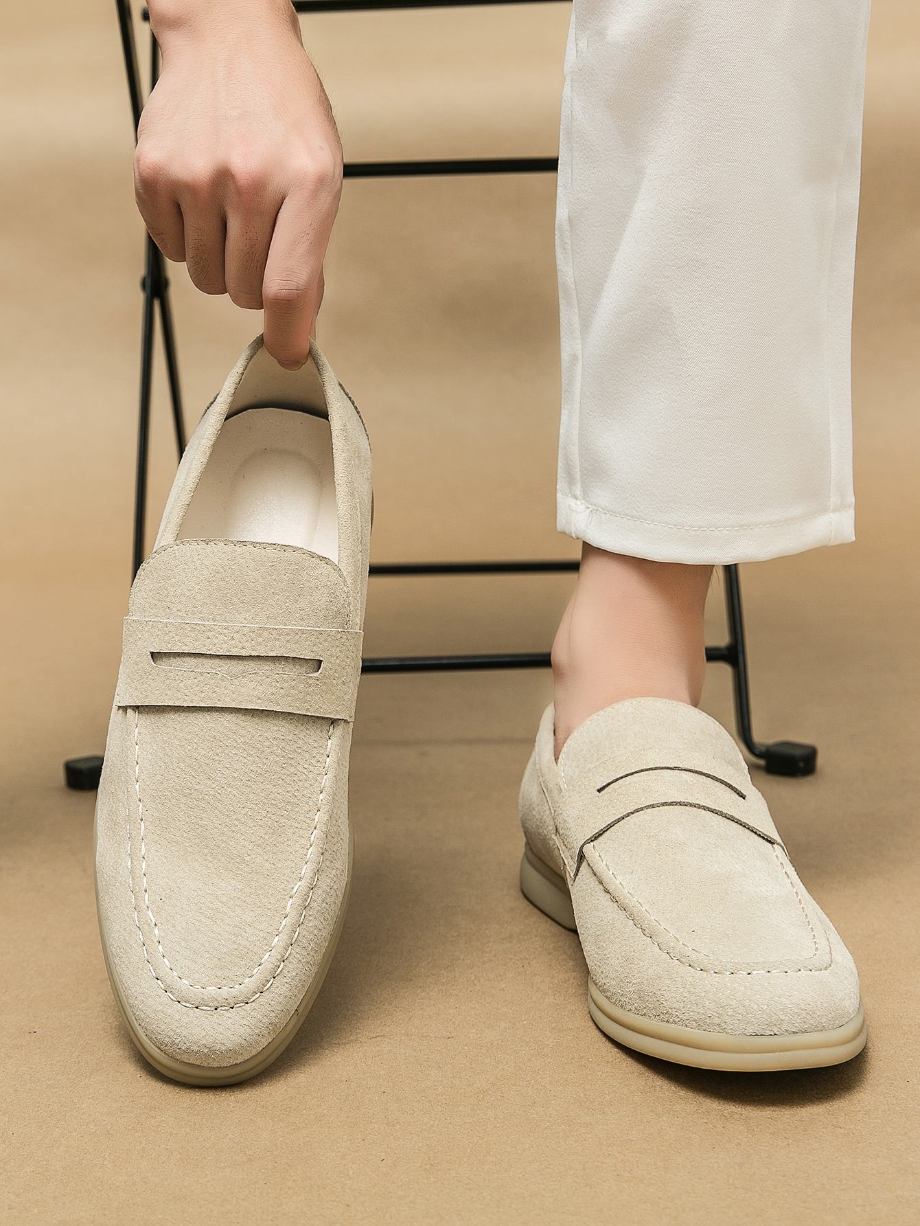 Men's Luxury Brand Genuine Lea - مراجعة Summer Clothing Brands وسعره