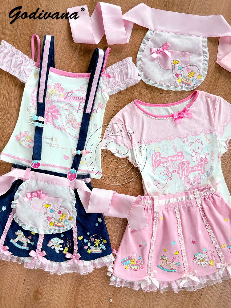Lolita Daughters Clothes Cute  - مراجعة Tie Front Shirt وسعره