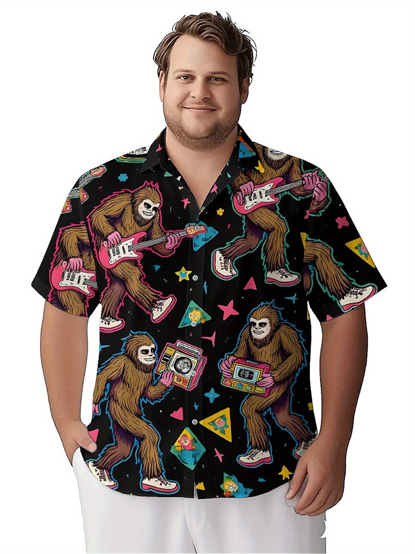 Men's Plus Size Hawaiian Shirt - مراجعة Summer Clothing Patterns وسعره