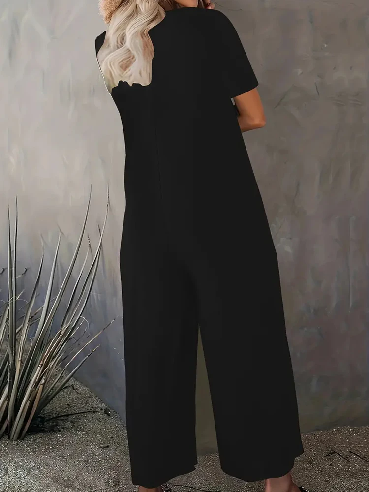 Summer Chic Solid Casual Pocke - مراجعة Summer Clothing For 70 Year Old Woman وسعره
