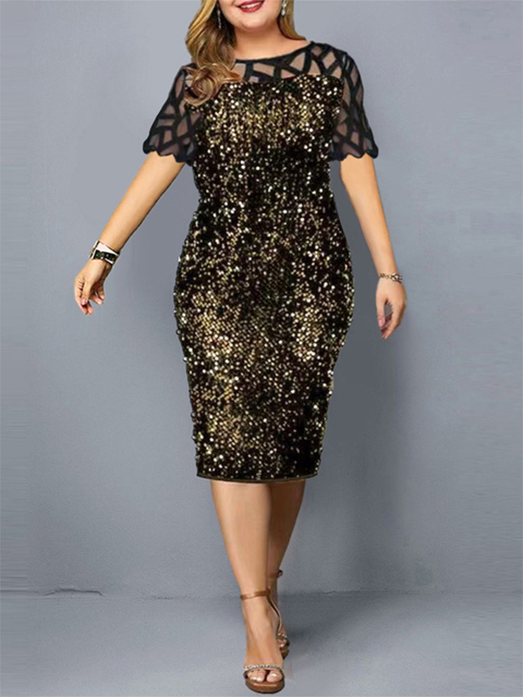 2022 Women Shiny Party Dresses - مراجعة Summer Clothing For 70 Year Old Woman وسعره