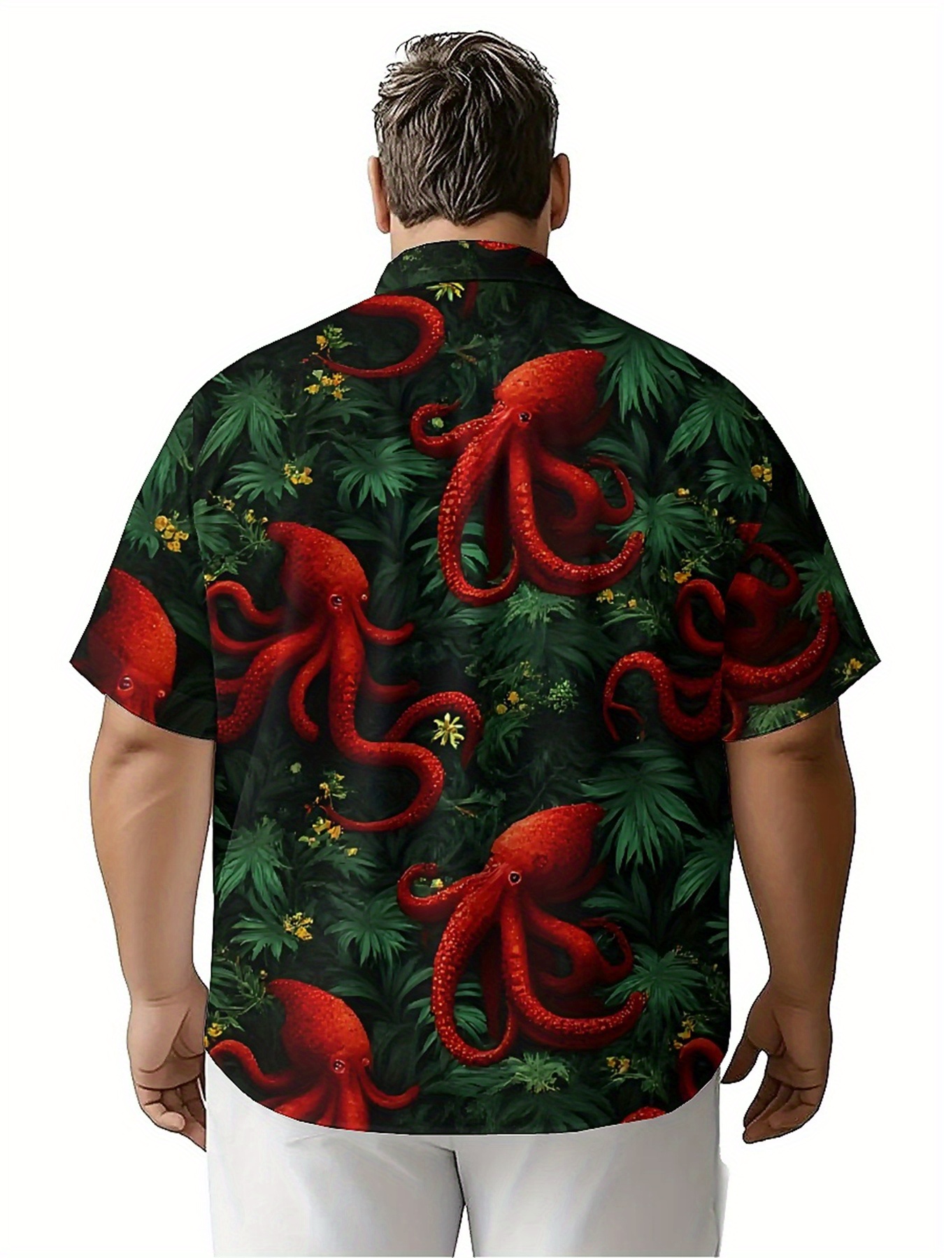 Men's Plus Size Hawaiian Shirt - مراجعة Summer Clothing Patterns وسعره