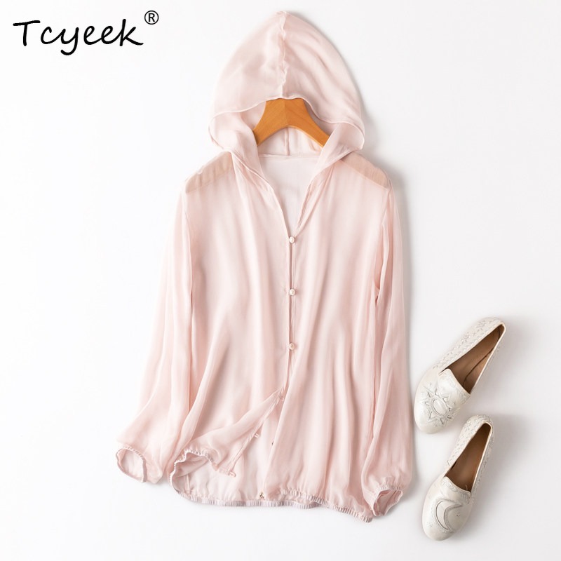 Tcyeek 100% Real Mulberry Silk - مراجعة Summer Clothing Usa وسعره