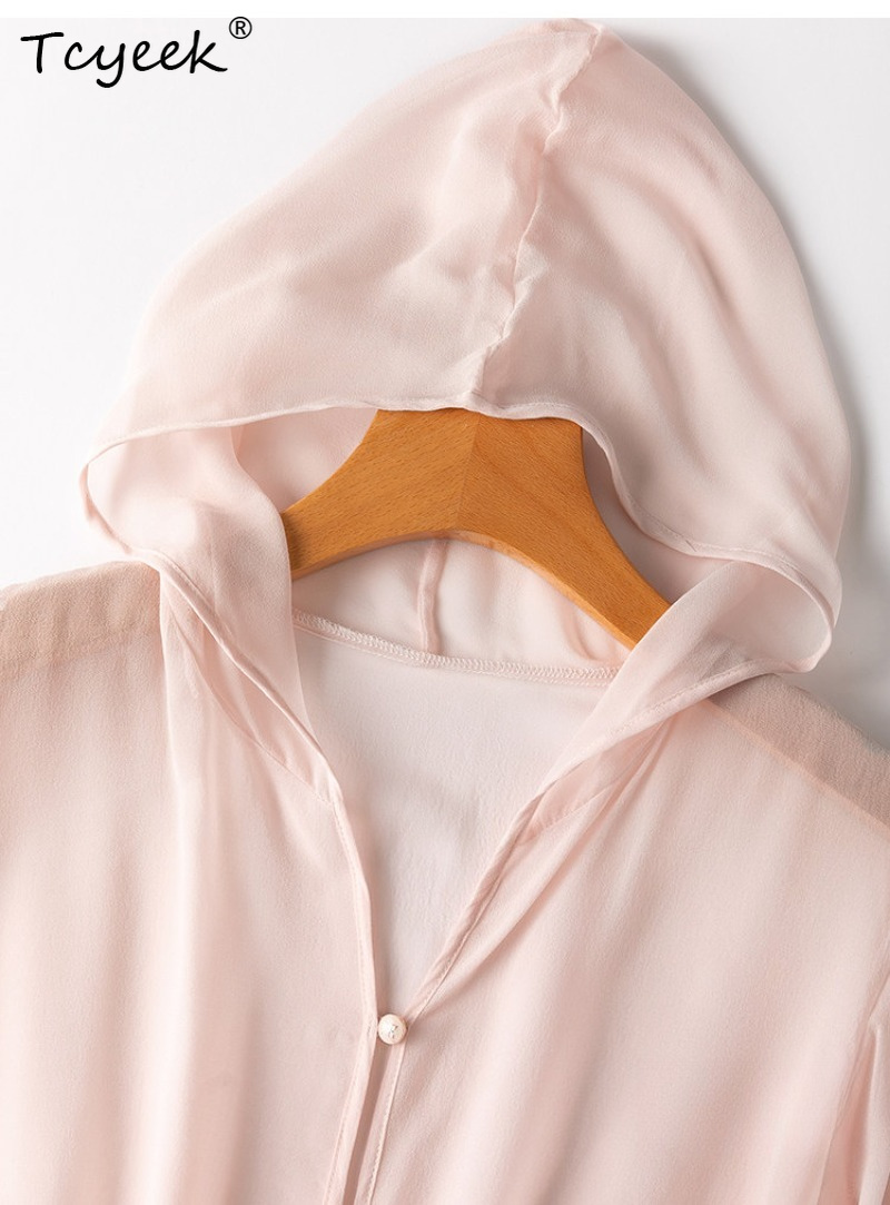 Tcyeek 100% Real Mulberry Silk - مراجعة Summer Clothing Usa وسعره