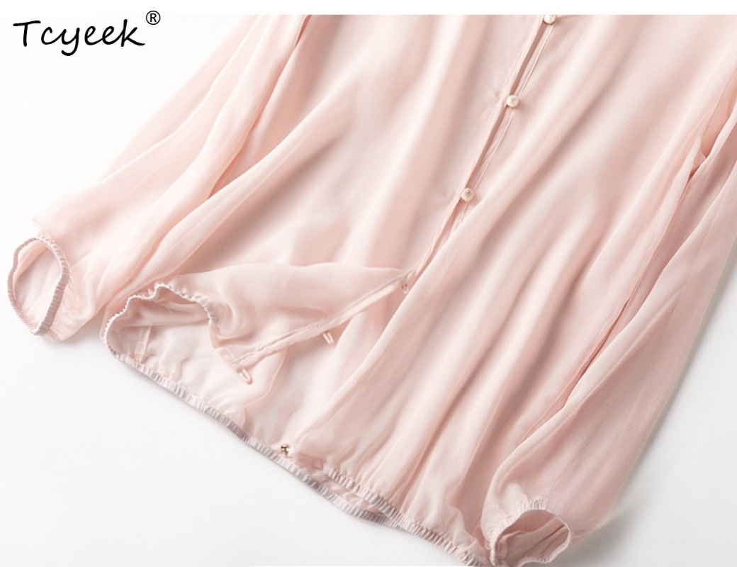 Tcyeek 100% Real Mulberry Silk - مراجعة Summer Clothing Usa وسعره