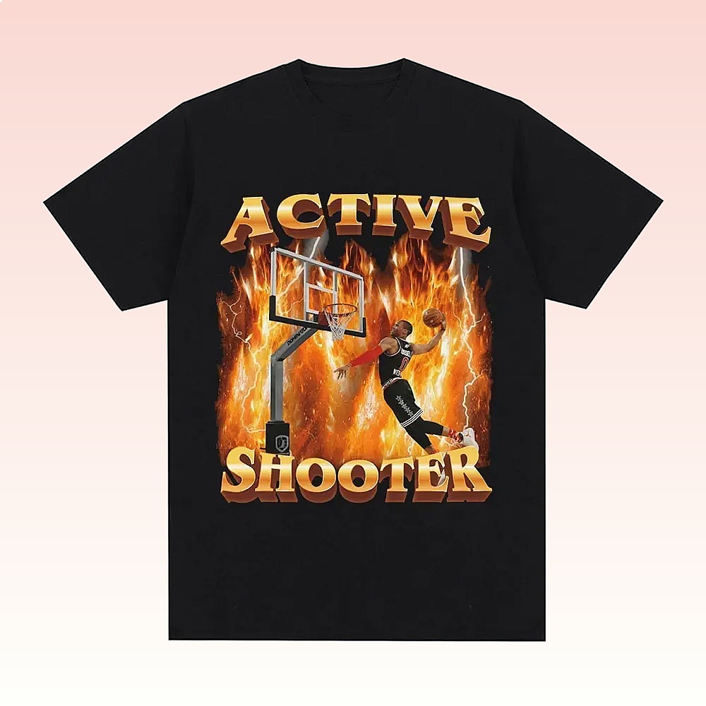 Active Shooter Funny Meme Grap - مراجعة Summer Clothing Cheap وسعره