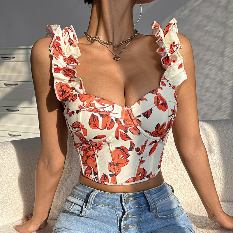 Corset Crop Tops Trend Sexy Wo - مراجعة Summer Clothing Trends For Women وسعره