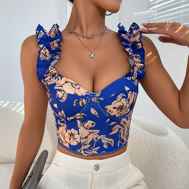 Corset Crop Tops Trend Sexy Wo - مراجعة Summer Clothing Trends For Women وسعره