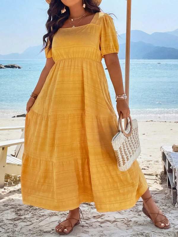 Plus Size 1XL-5XL Women's Fash - مراجعة Summer Clothing Colors وسعره