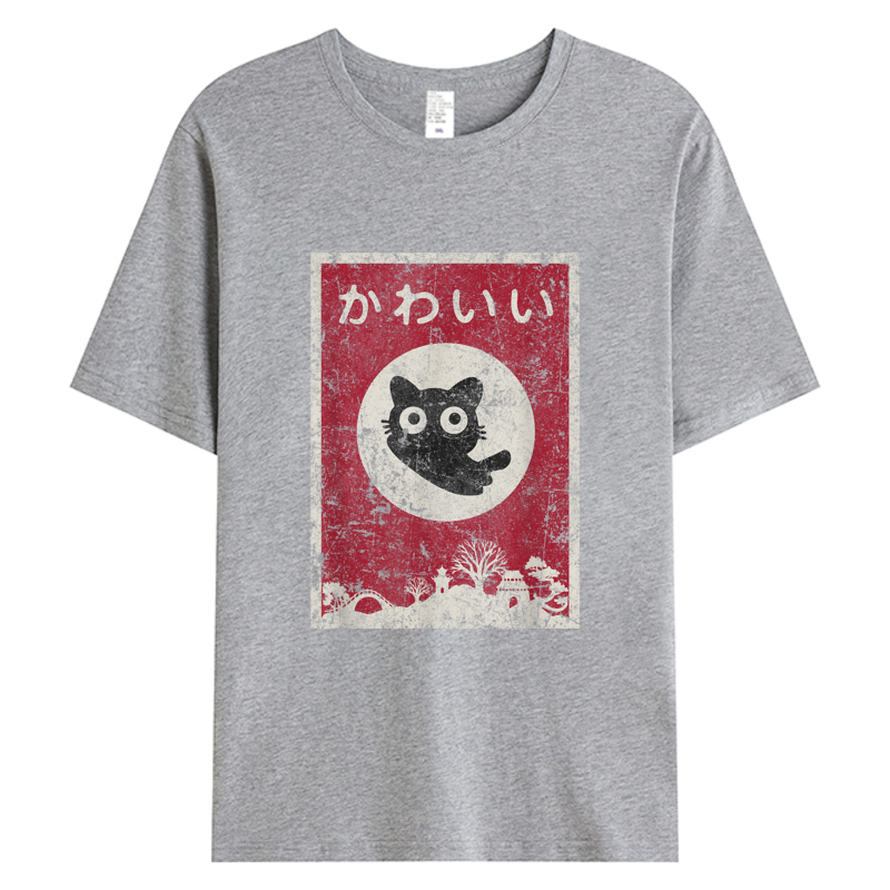 Kawaii Cat Japanese Black Anim - مراجعة Summer Clothing Discount وسعره