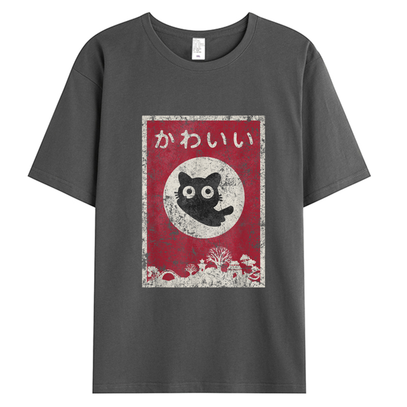 Kawaii Cat Japanese Black Anim - مراجعة Summer Clothing Discount وسعره