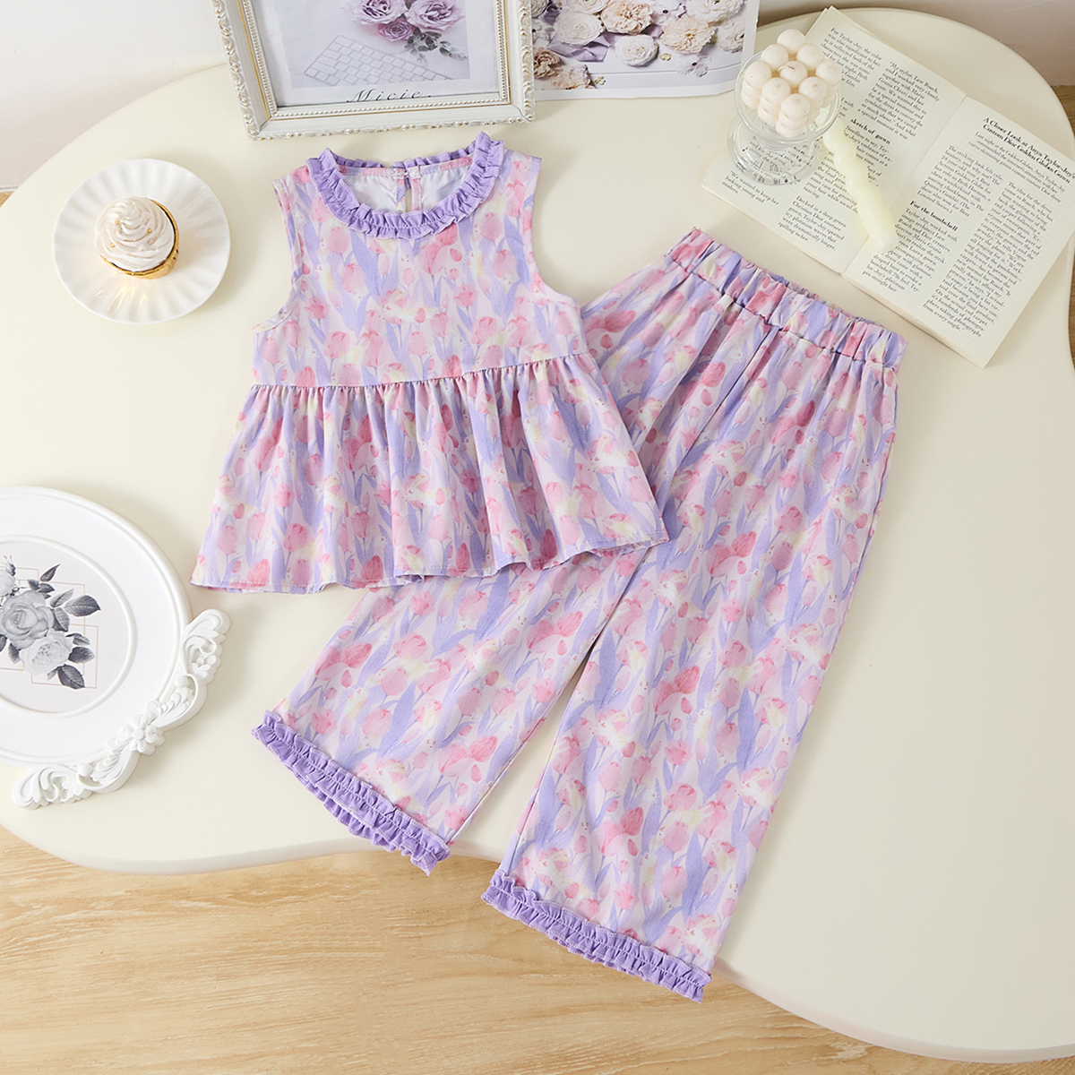 Children's Clothing Sets Flora - مراجعة Summer Clothing Boutiques وسعره