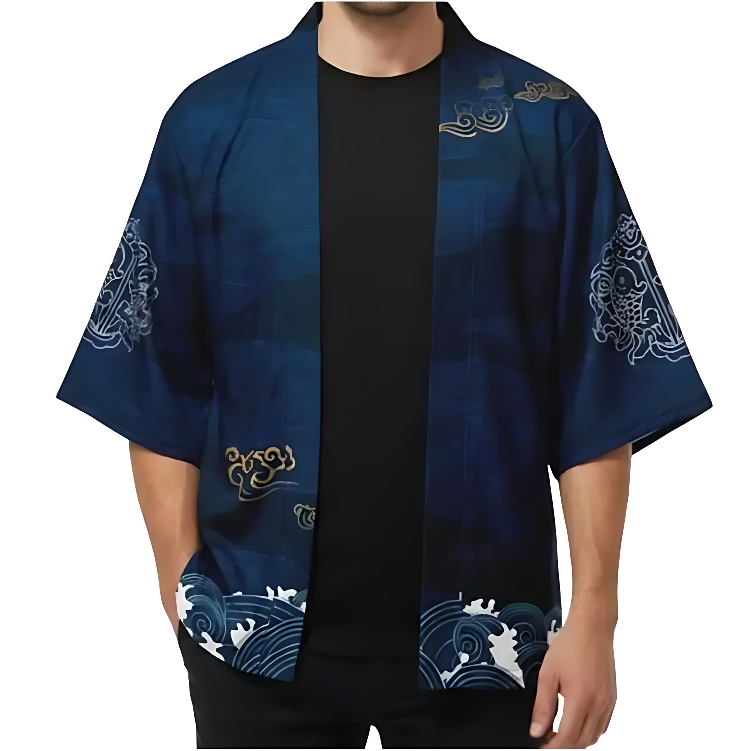 2026 Summer Men's Kimono 3D Pr - مراجعة Summer Clothing Patterns وسعره