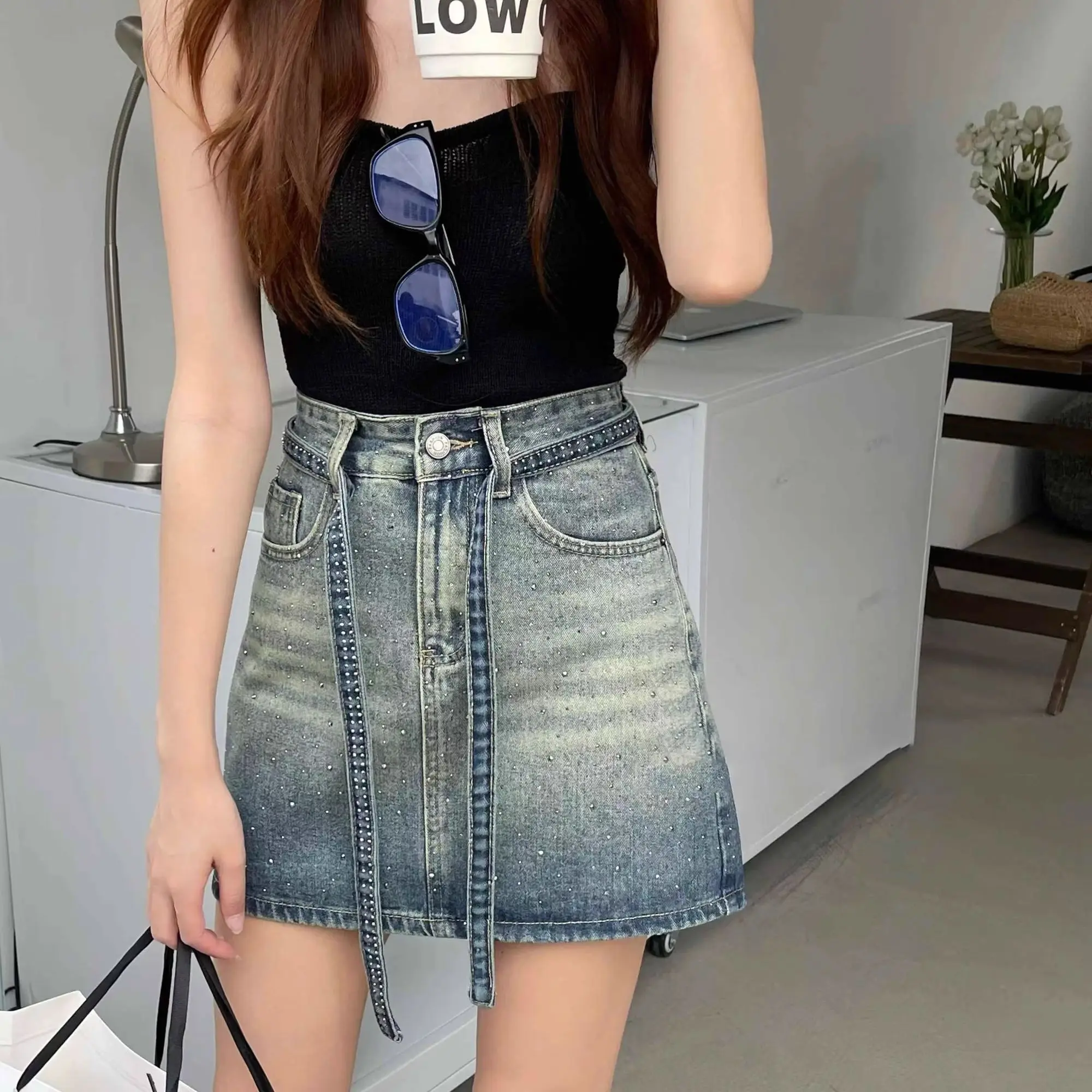 Jeans Skirts For Women Gradien - مراجعة Summer Clothing Cheap وسعره