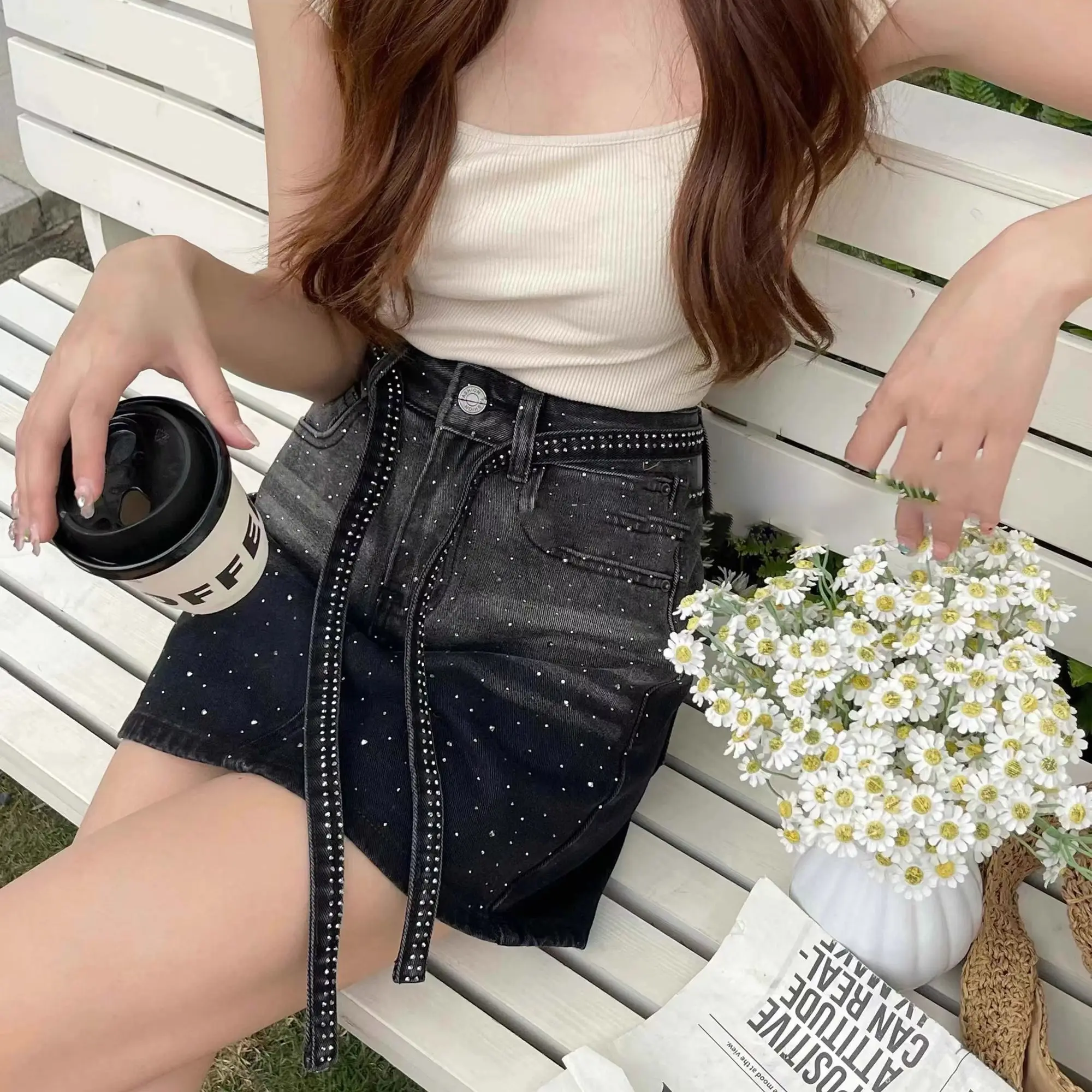 Jeans Skirts For Women Gradien - مراجعة Summer Clothing Cheap وسعره