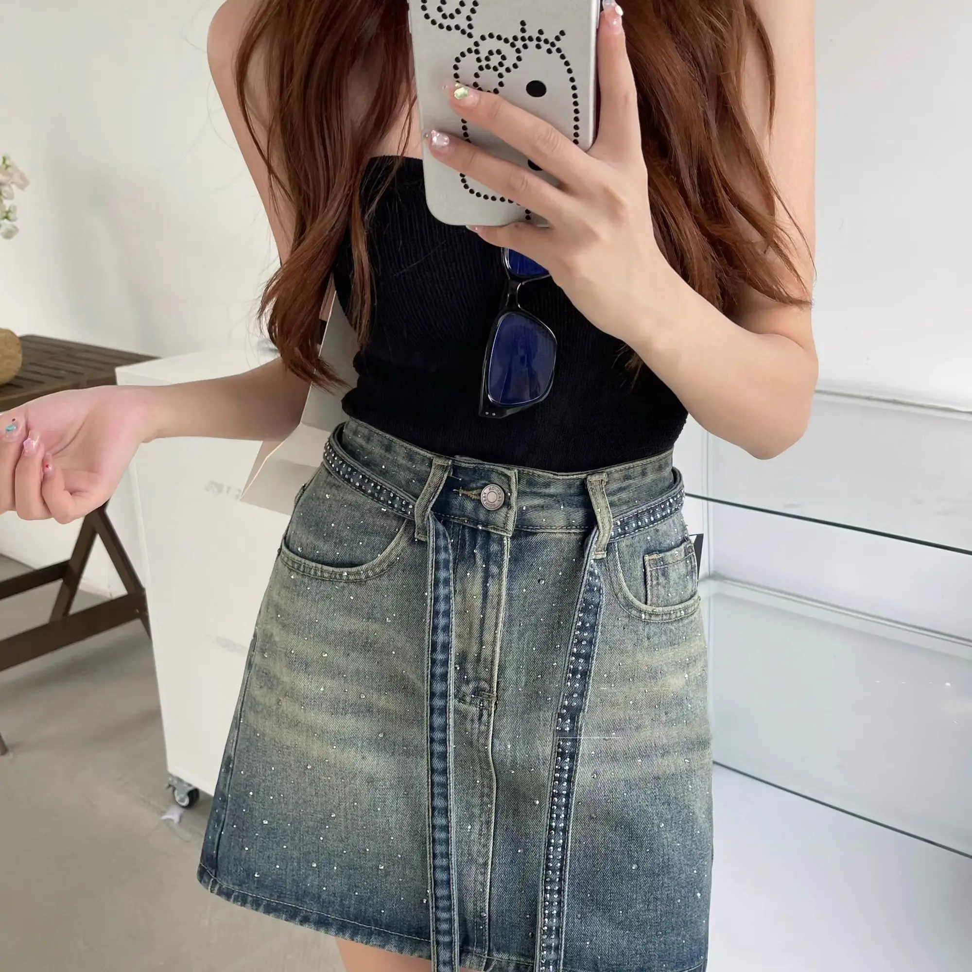 Jeans Skirts For Women Gradien - مراجعة Summer Clothing Cheap وسعره