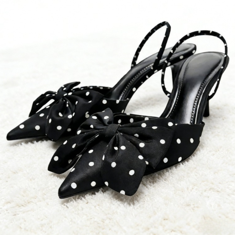 Brown Polka Dot Butterfly Knot - مراجعة Summer Clothing Brands وسعره
