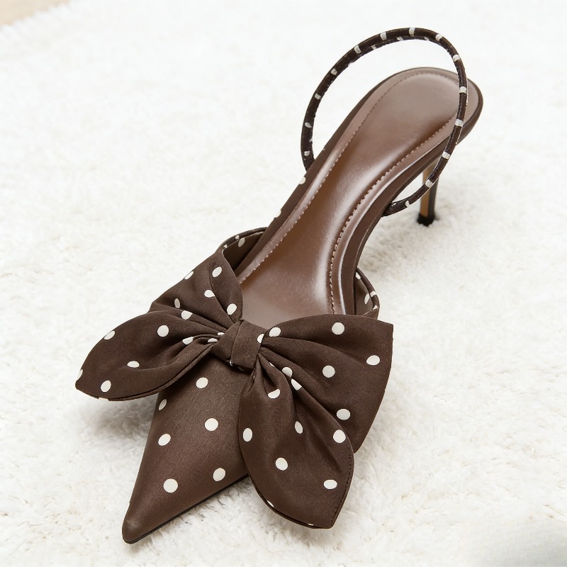 Brown Polka Dot Butterfly Knot - مراجعة Summer Clothing Brands وسعره