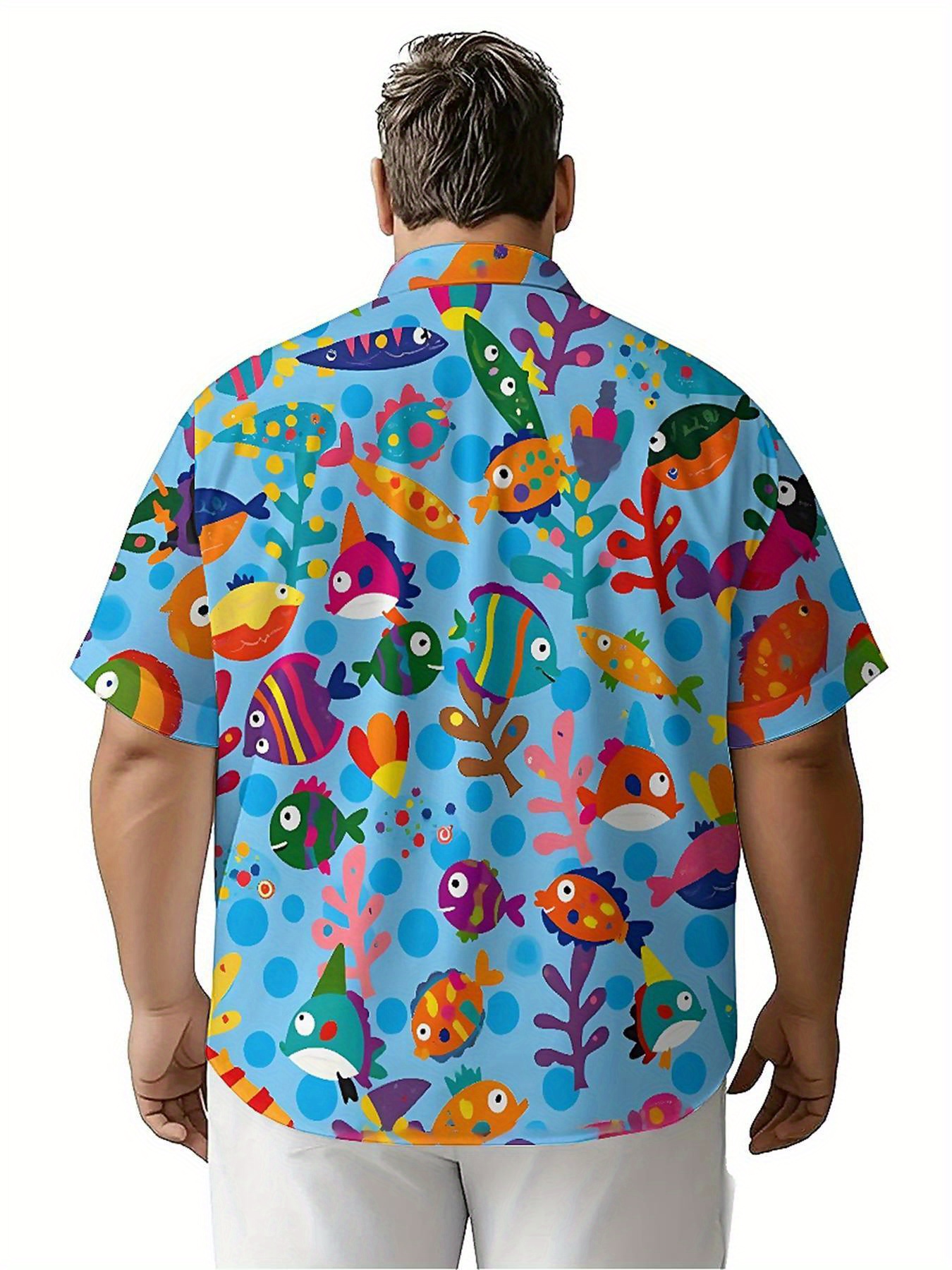 Men's Plus Size Hawaiian Shirt - مراجعة Summer Clothing Patterns وسعره