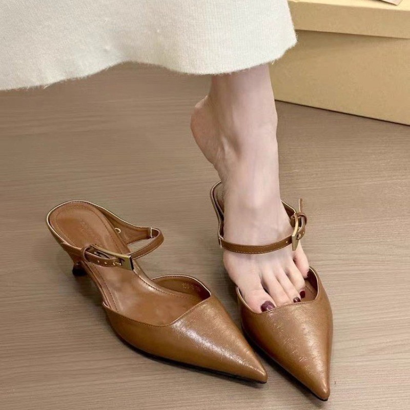 Women Pointed Toe Slippers Mid - مراجعة Summer Clothing Brands وسعره