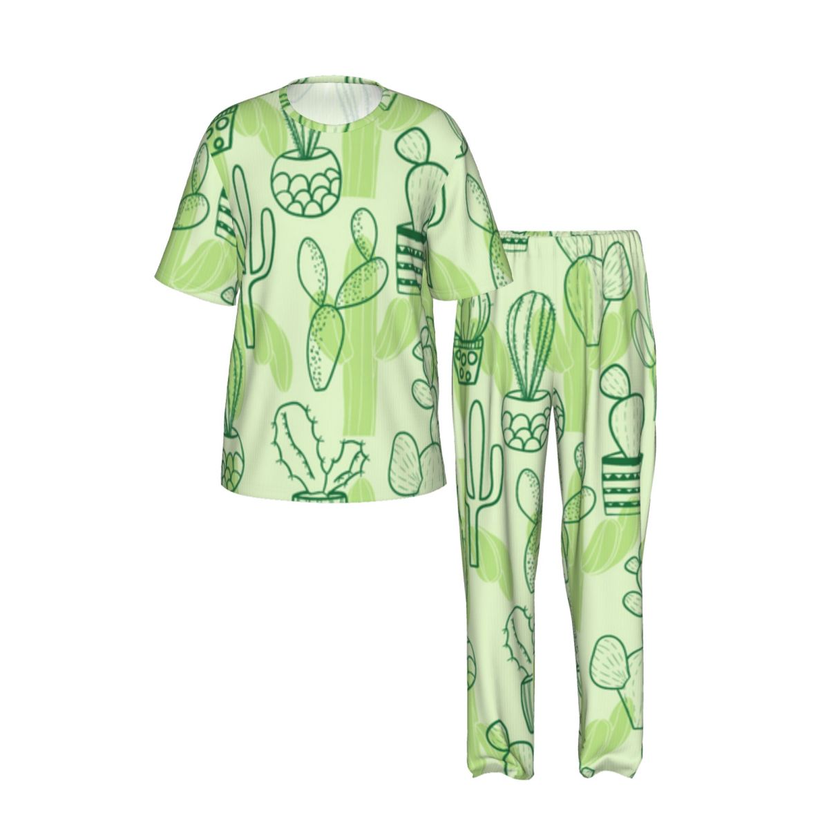 Men Pajamas Suit Short Sleeved - مراجعة Summer Clothing Patterns وسعره