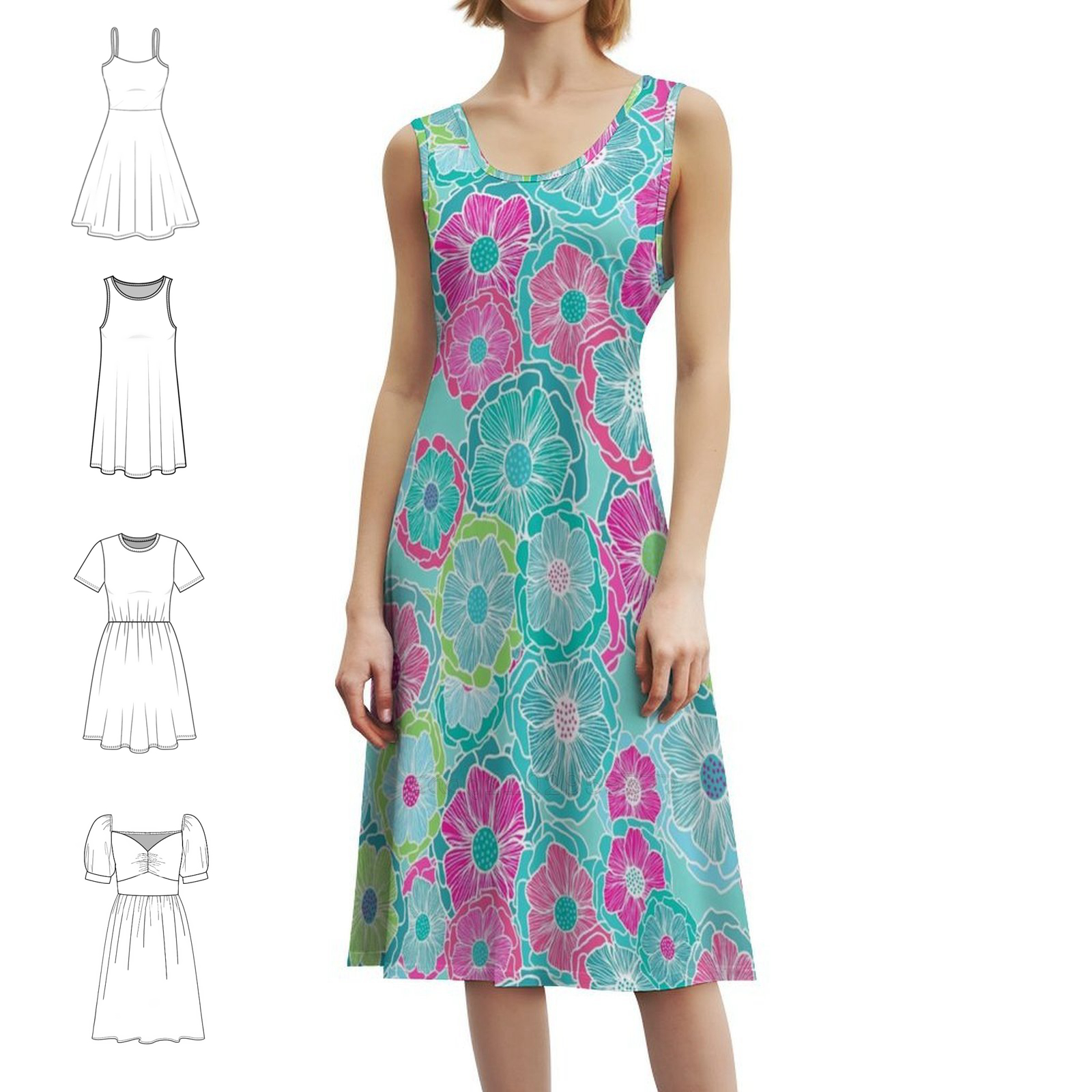 Fantasy Floral In Bold Tropica - مراجعة Summer Clothing Colors وسعره