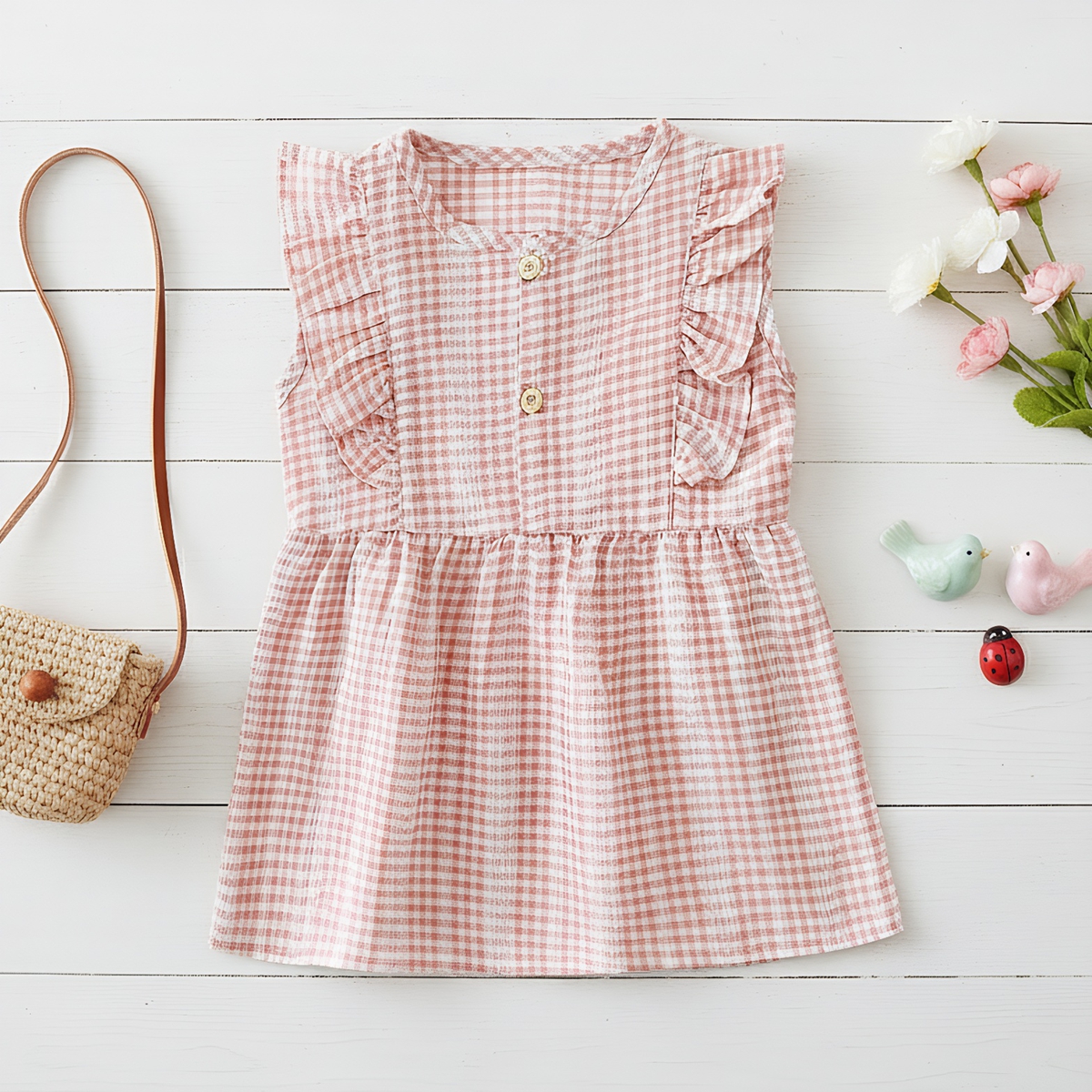 Sanlutoz Cotton Baby Girls Dre - مراجعة Summer Clothing Pk وسعره