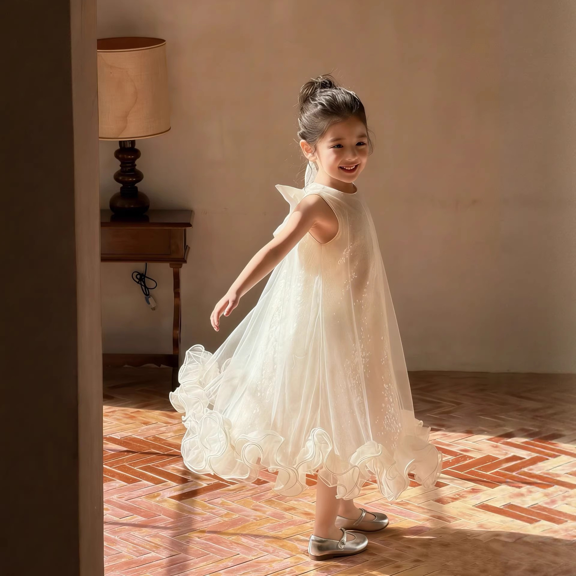 Girls' Mesh Princess Skirt 202 - مراجعة Summer Gauze Clothing وسعره