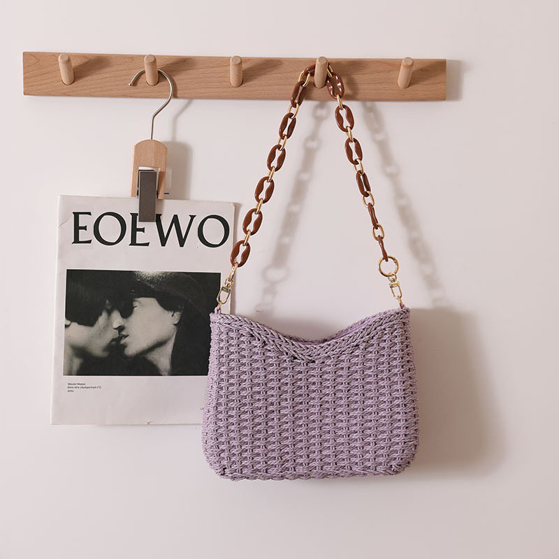 Straw Woven Bag for Women: Sol - مراجعة Beach Bag Straw وسعره