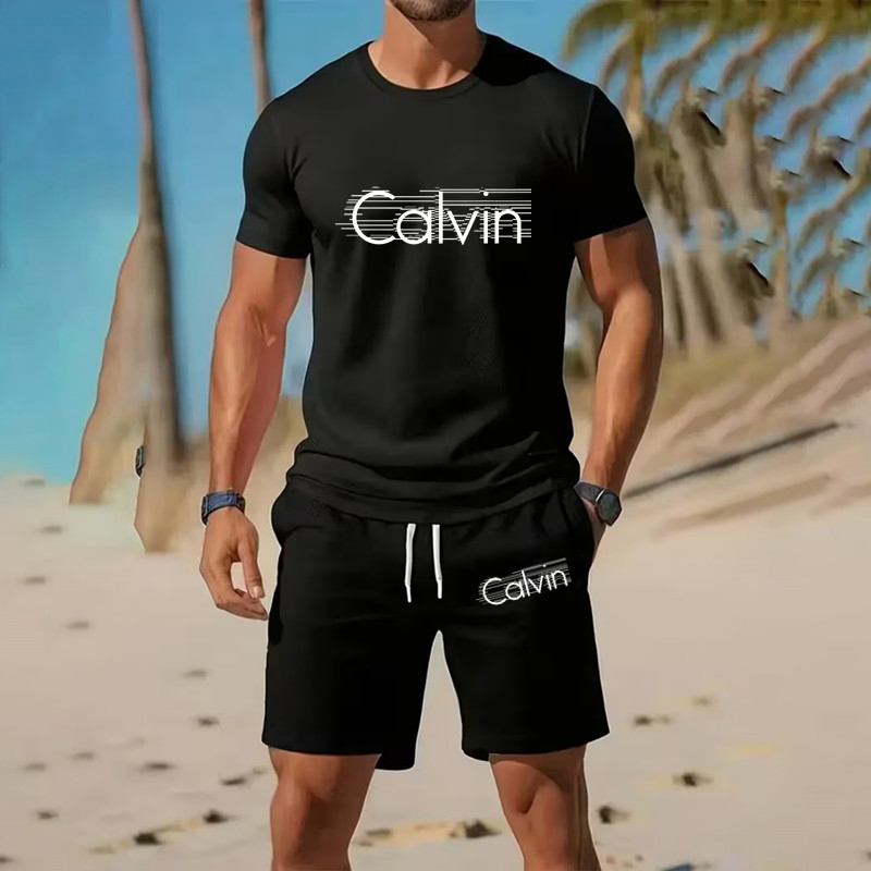 Men two-piece sportswear Breat - مراجعة Summer Clothing Discount وسعره