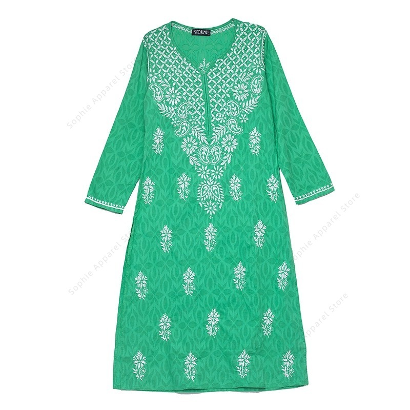 Women's Embroidered Kurti Indi - مراجعة Summer Clothing Pakistan وسعره