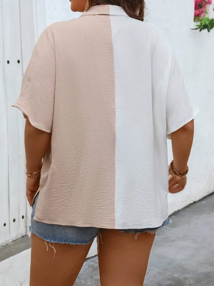 Plus Size Women Summer Shirt F - مراجعة Summer Clothing Colors وسعره