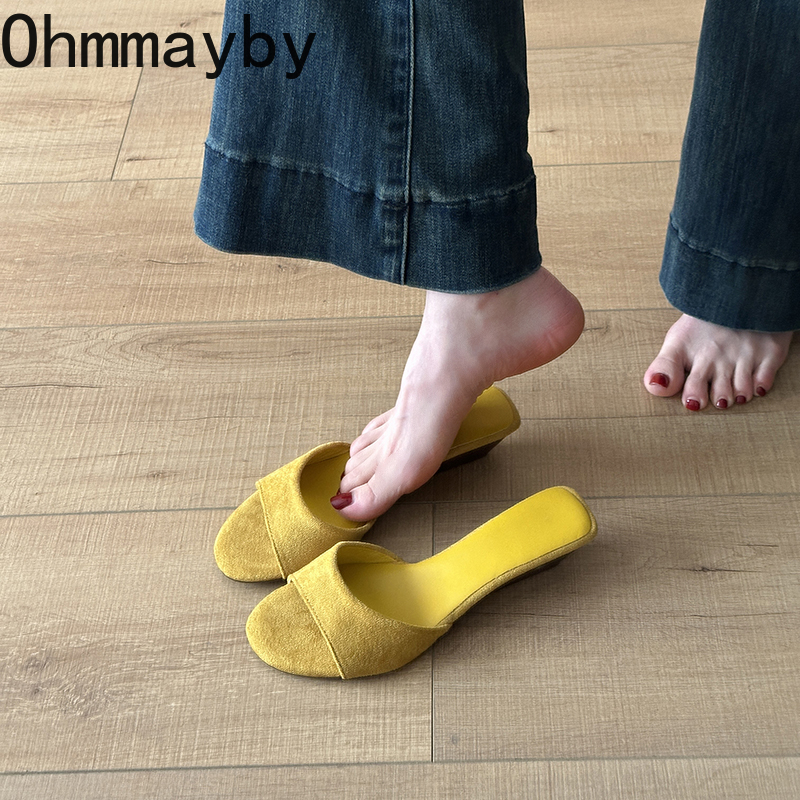 Summer Women's Open Toe Suede  - مراجعة Summer Clothing Colors وسعره
