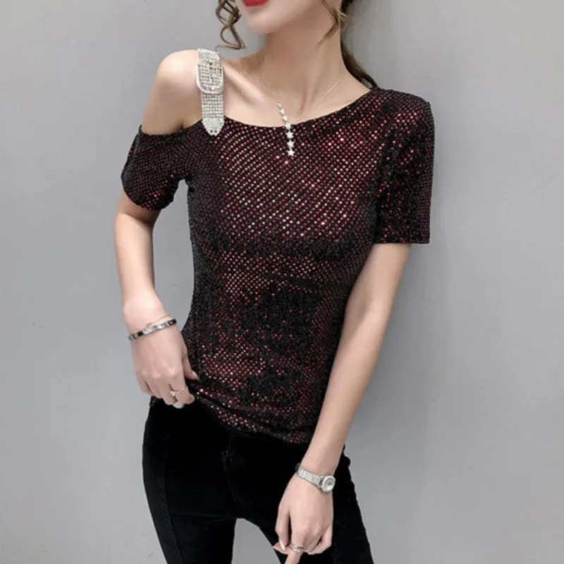 Sexy Off Shoulder T Shirt for  - مراجعة Summer Clothing Reviews وسعره