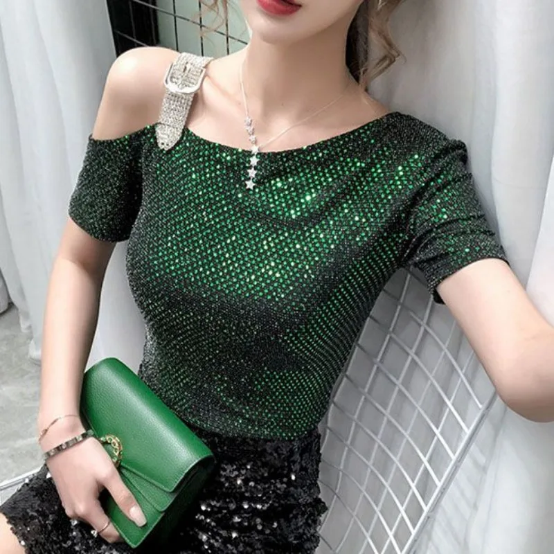 Sexy Off Shoulder T Shirt for  - مراجعة Summer Clothing Reviews وسعره