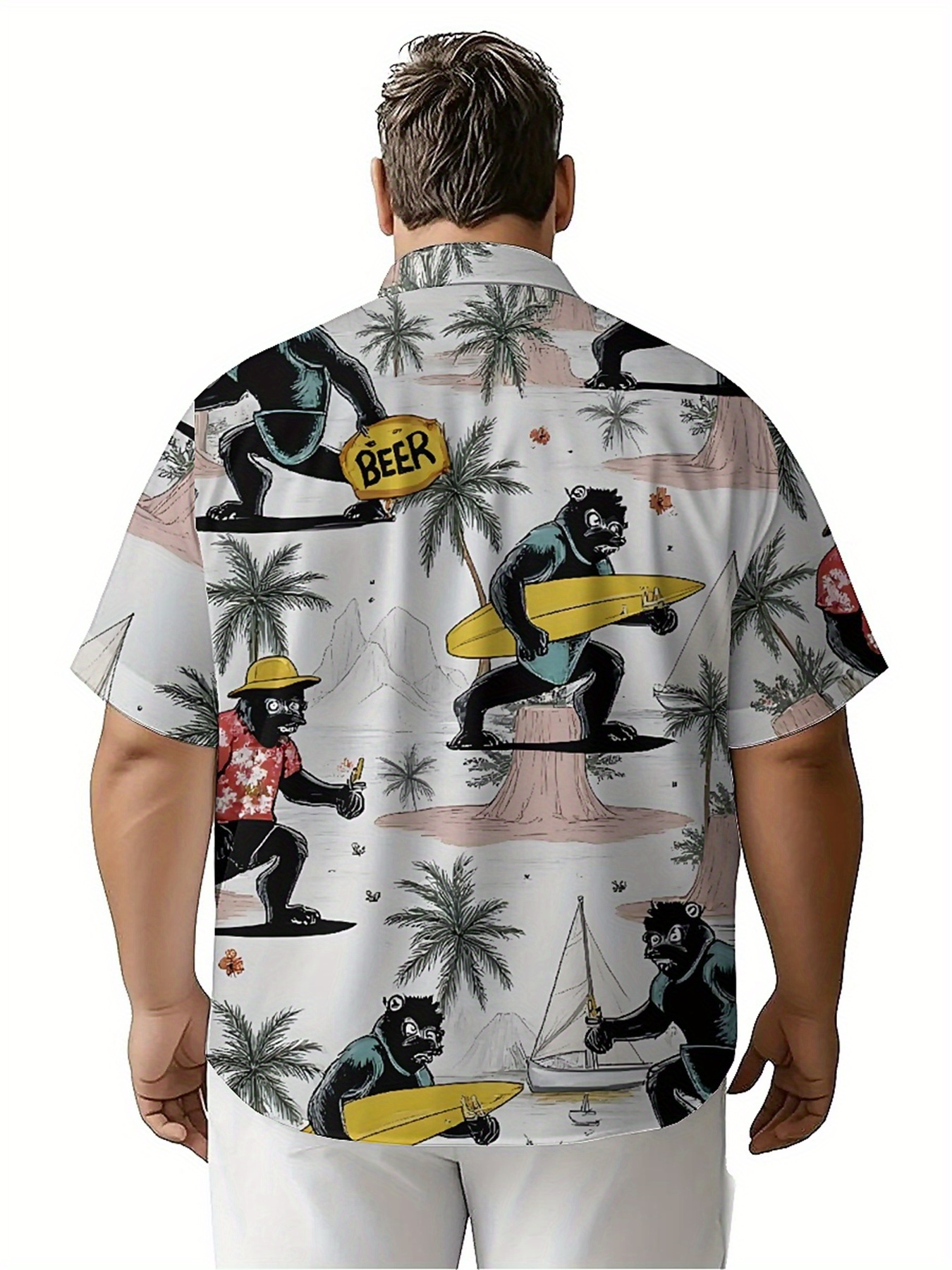 Men's Plus Size Hawaiian Shirt - مراجعة Summer Clothing Patterns وسعره