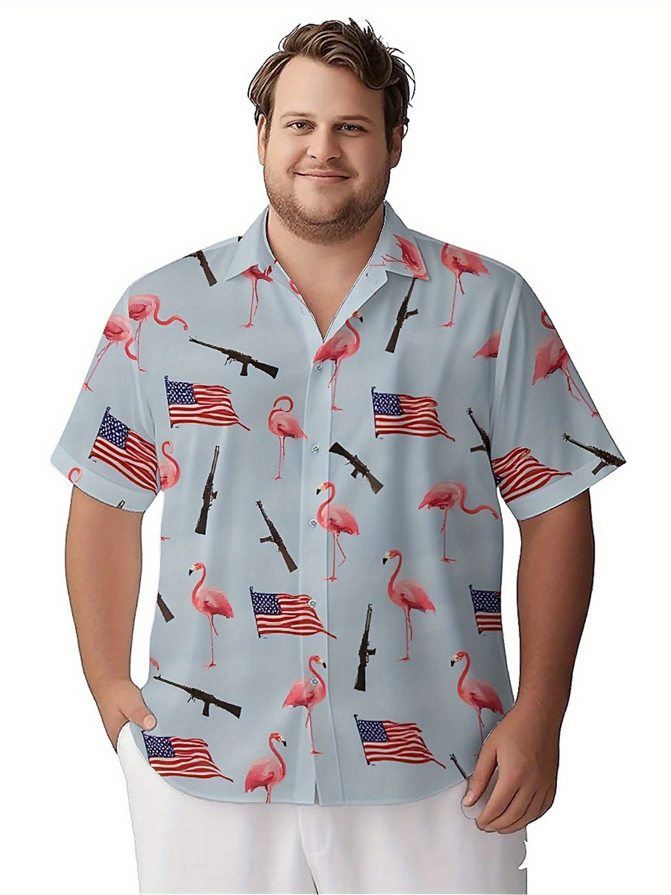 Men's Plus Size Hawaiian Shirt - مراجعة Summer Clothing Patterns وسعره